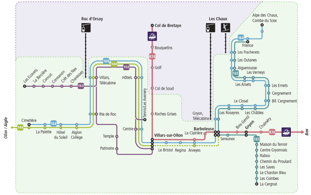 plan transports villars gryon hiver 25 26